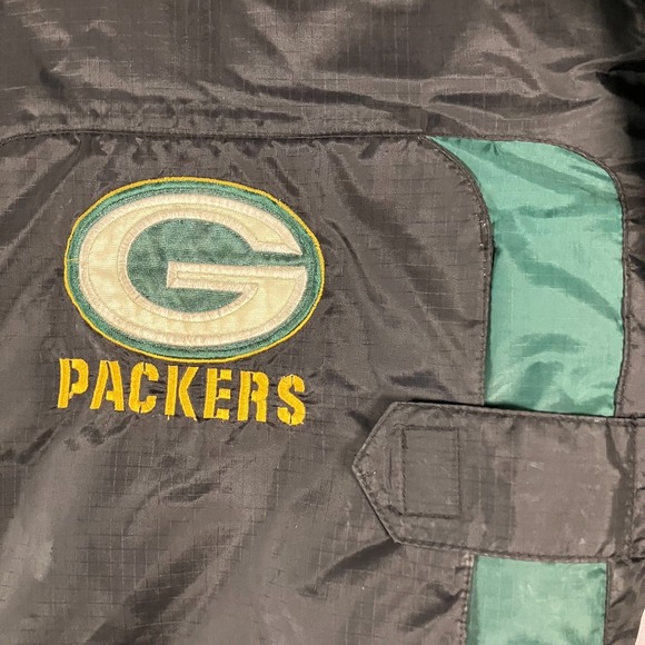 Pro Player Men's Extra Large Green Bay Packers Puffer Jacket NFL Vintage - Picture 3 of 16